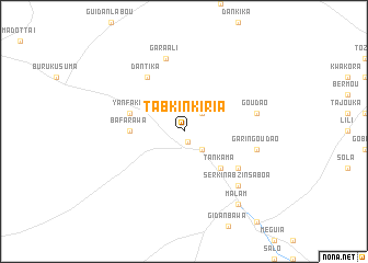 map of Tabkin Kiria