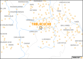 map of Tablacucho
