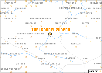 map of Tablada del Rudrón