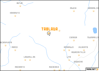 map of Tablada