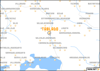 map of Tablado