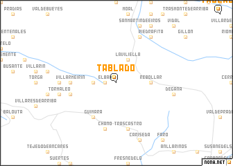 map of Tablado