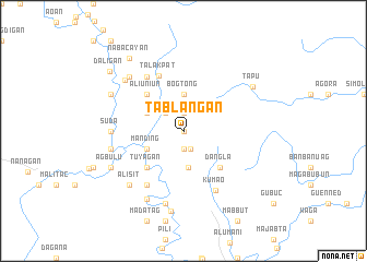 map of Tablangan