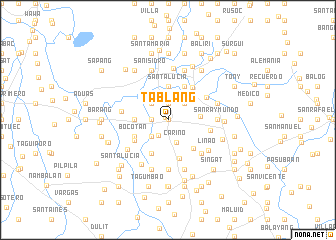 map of Tablang