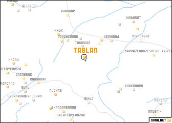 map of Tablān