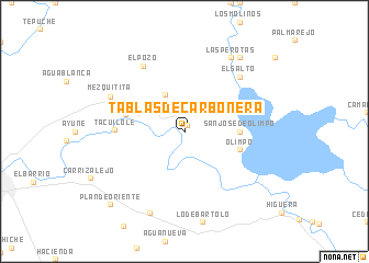 map of Tablas de Carbonera