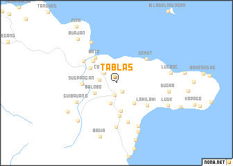 map of Tablas