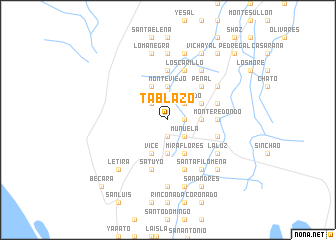 map of Tablazo