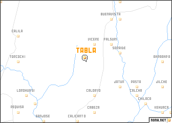 map of Tabla