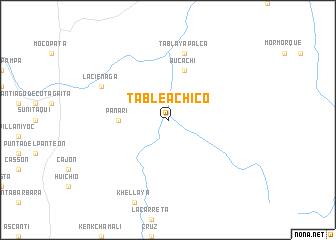 map of Tablea Chico