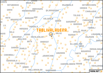 map of Tabliwāla Dera