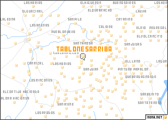 map of Tablones Arriba