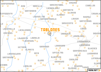 map of Tablones