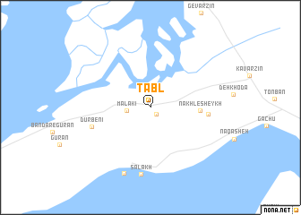 map of Ţabl