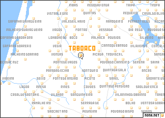 map of Taboaço
