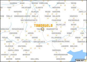 map of Taboadela