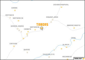 map of Taboas