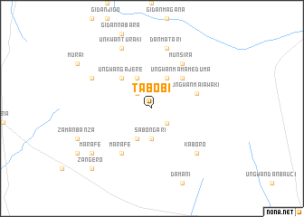 map of Tabobi