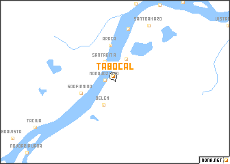 map of Tabocal