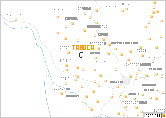 map of Taboca