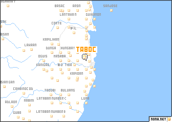 map of Taboc