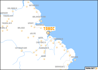 map of Taboc