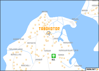 map of Tabo Kotor