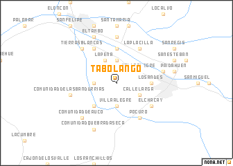 map of Tabolango