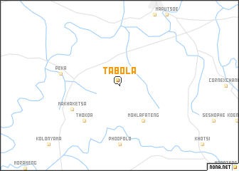 map of Tabola