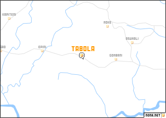 map of Tabola