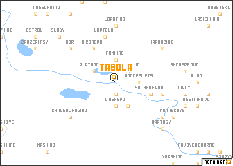 map of Tabola