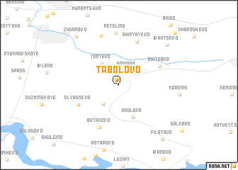 map of Tabolovo