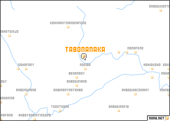 map of Tabonanaka