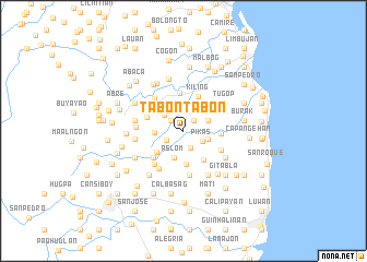 map of Tabontabon