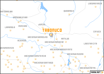 map of Tabonuco