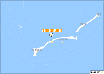 map of Tabonuea