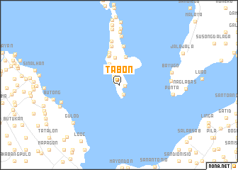 map of Tabon