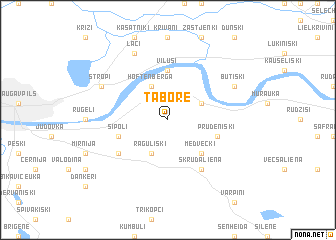 map of Tabore