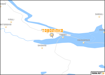 map of Taborinka