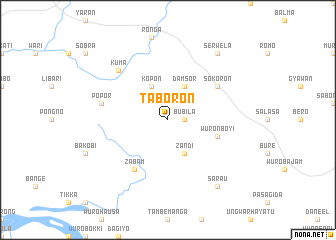 map of Taboron