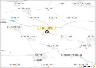 map of Taborov