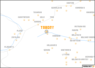 map of Tabory