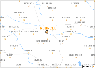 map of Taborzec