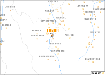 map of Tabor