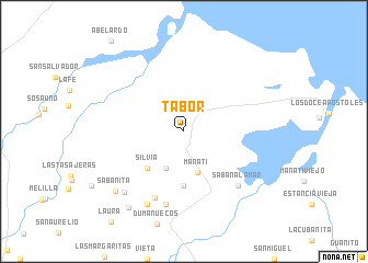 map of Tabor