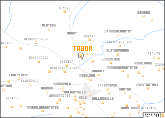 map of Tabor