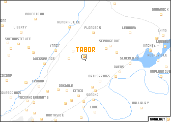 map of Tabor