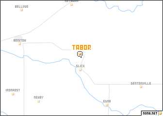 map of Tabor
