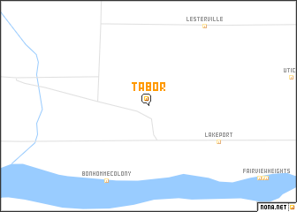 map of Tabor