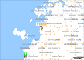 map of Tabor